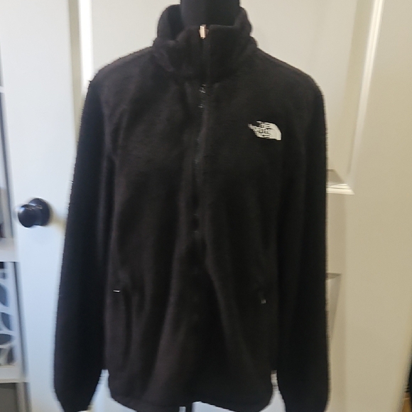 The North Face Womens Black Charcoal Fleece zip up Jacket size Large - Picture 5 of 9